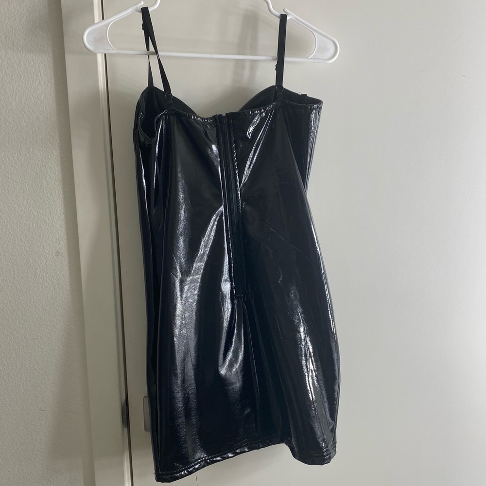 Leather Mini Dress - Picture 3 of 3